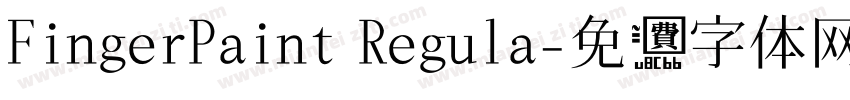 FingerPaint Regula字体转换